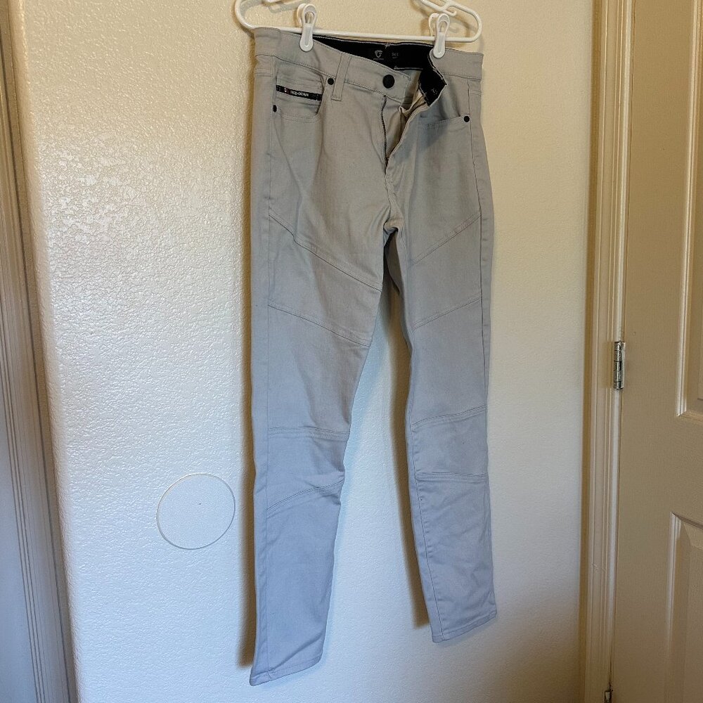 Fried Denim Men's Slim Fit White Casual Dress Pants Size 34x32